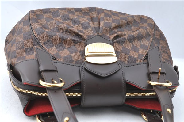 Authentic Louis Vuitton Damier Sistina PM Shoulder Bag N41542 LV J1448