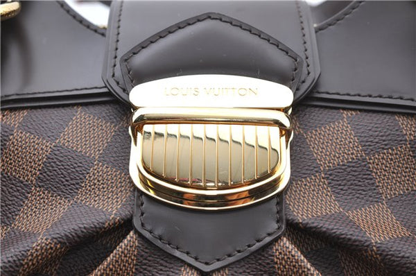Authentic Louis Vuitton Damier Sistina PM Shoulder Bag N41542 LV J1448