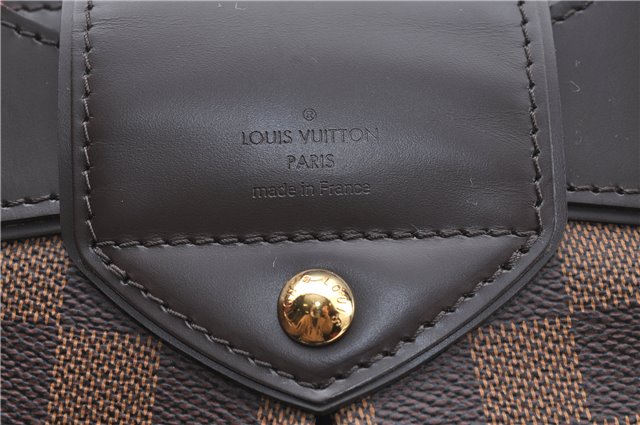 Authentic Louis Vuitton Damier Sistina PM Shoulder Bag N41542 LV J1448