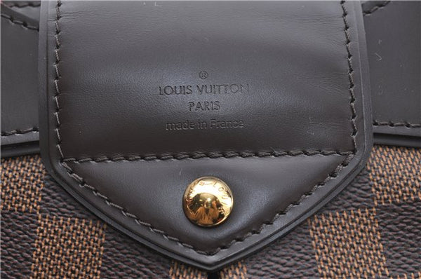 Authentic Louis Vuitton Damier Sistina PM Shoulder Bag N41542 LV J1448
