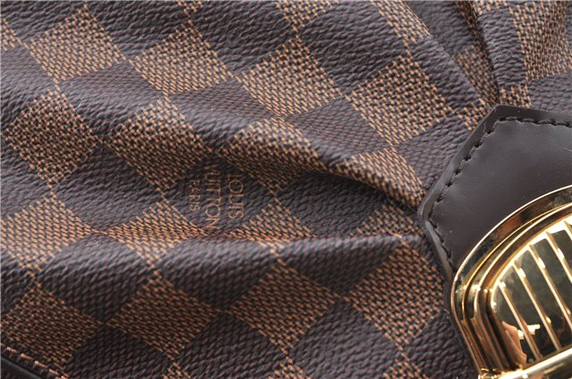 Authentic Louis Vuitton Damier Sistina PM Shoulder Bag N41542 LV J1448