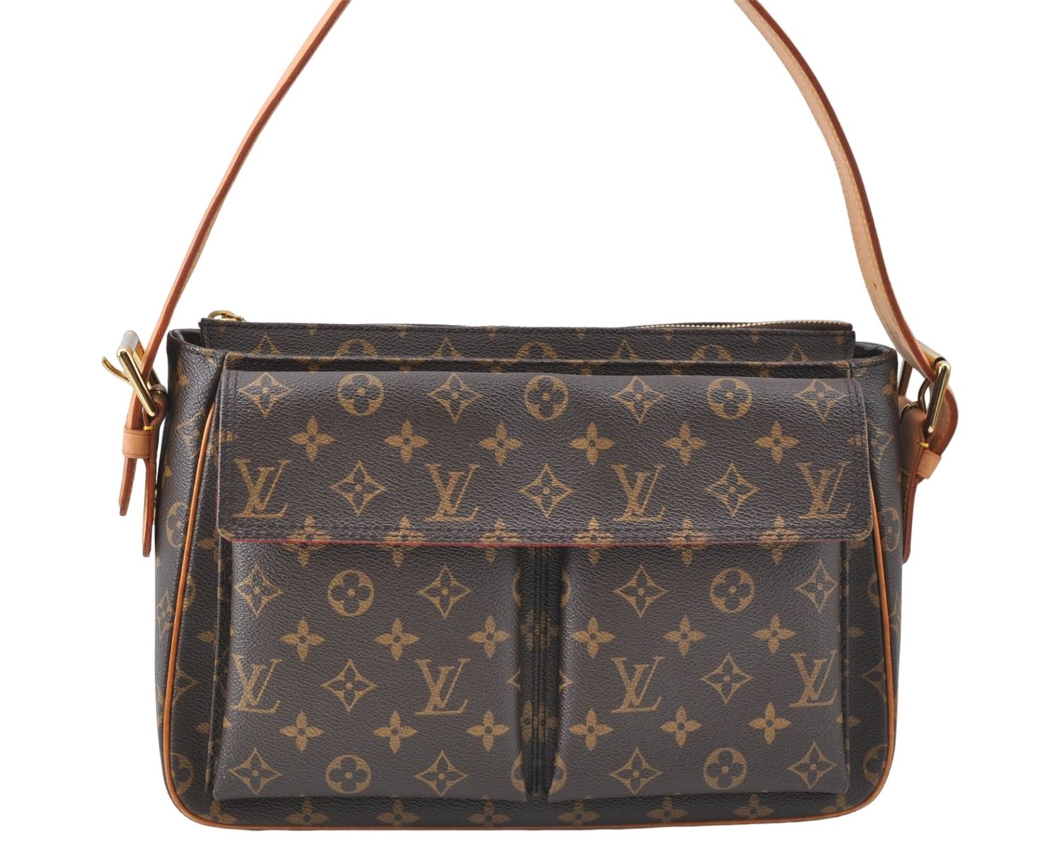 Authentic Louis Vuitton Monogram Multipli Cite Shoulder Bag M51162 LV J1449