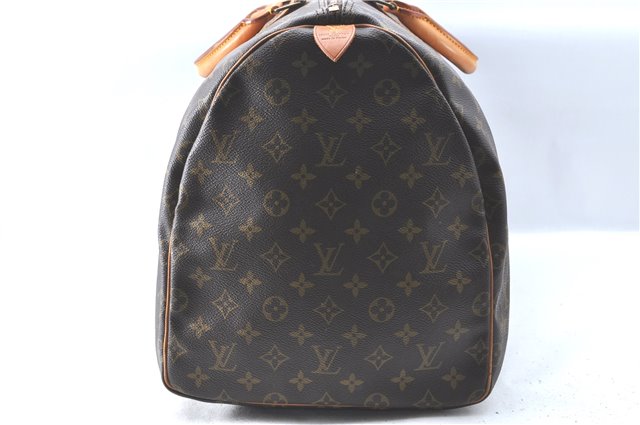 Authentic Louis Vuitton Monogram Keepall 55 Travel Boston Bag M41424 LV J1454