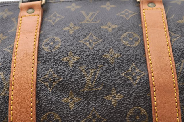 Authentic Louis Vuitton Monogram Keepall 55 Travel Boston Bag M41424 LV J1454