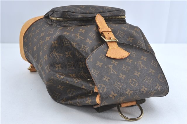 Authentic Louis Vuitton Monogram Montsouris GM Backpack M51135 LV J1459
