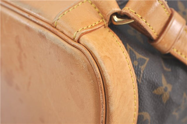 Authentic Louis Vuitton Monogram Montsouris GM Backpack M51135 LV J1459