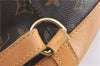 Authentic Louis Vuitton Monogram Montsouris GM Backpack M51135 LV J1459