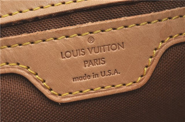 Authentic Louis Vuitton Monogram Montsouris GM Backpack M51135 LV J1459