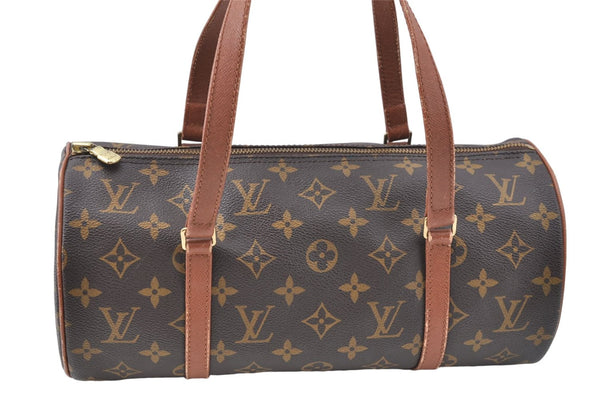 Authentic Louis Vuitton Monogram Papillon 30 Hand Bag Old Model LV J1460