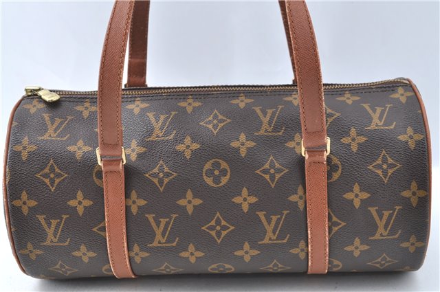 Authentic Louis Vuitton Monogram Papillon 30 Hand Bag Old Model LV J1460