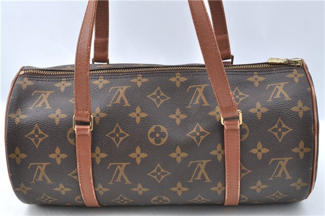 Authentic Louis Vuitton Monogram Papillon 30 Hand Bag Old Model LV J1460