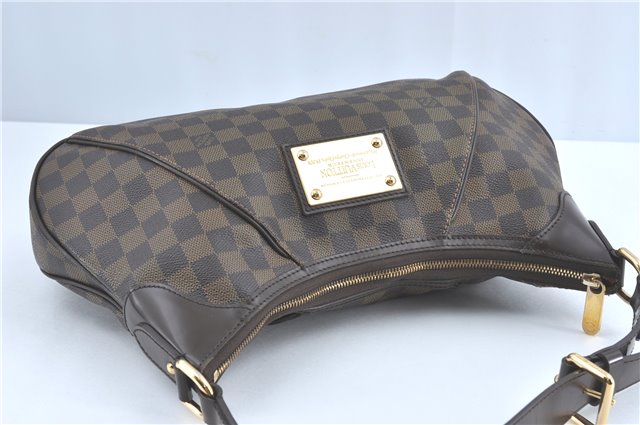 Authentic Louis Vuitton Damier Thames GM Shoulder Bag N48181 LV J1461