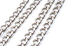 Authentic CHANEL Chain Belt CC Logos Silver White J1476