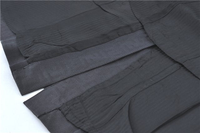 Authentic FENDI Zucca Skirt Cotton Acetate USA 4 Black J1477