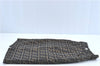 Authentic FENDI Zucca Skirt Cotton USA 4 26 inch Brown Balck J1478