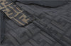 Authentic FENDI Zucca Skirt Cotton USA 4 26 inch Brown Balck J1478