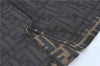 Authentic FENDI Zucca Skirt Cotton USA 4 26 inch Brown Balck J1478