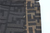 Authentic FENDI Zucca Skirt Cotton USA 4 26 inch Brown Balck J1478