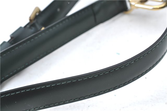 Authentic Louis Vuitton Leather Shoulder Strap Green 36.8-43.9