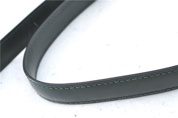 Authentic Louis Vuitton Leather Shoulder Strap Green 36.8-43.9" LV J1480