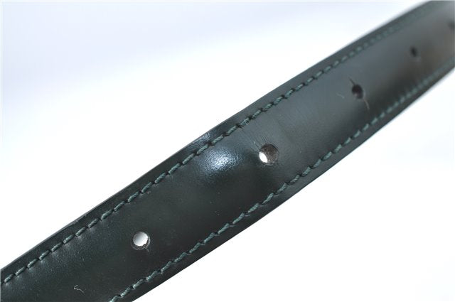 Authentic Louis Vuitton Leather Shoulder Strap Green 36.8-43.9