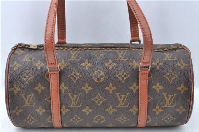 Authentic Louis Vuitton Monogram Papillon 30 Hand Bag Old Model LV J1491