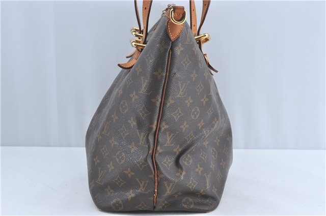 Authentic Louis Vuitton Monogram Palermo GM Shoulder Tote Bag M40146 LV J1492