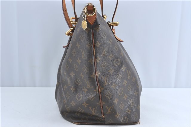 Authentic Louis Vuitton Monogram Palermo GM Shoulder Tote Bag M40146 LV J1492
