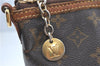 Authentic Louis Vuitton Monogram Palermo GM Shoulder Tote Bag M40146 LV J1492