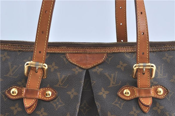 Authentic Louis Vuitton Monogram Palermo GM Shoulder Tote Bag M40146 LV J1492