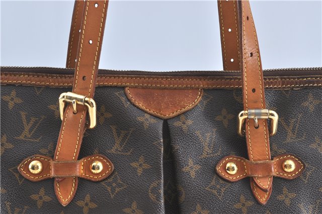 Authentic Louis Vuitton Monogram Palermo GM Shoulder Tote Bag M40146 LV J1492