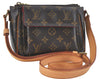 Authentic Louis Vuitton Monogram Viva Cite PM Shoulder Cross Bag M51165 LV J1500