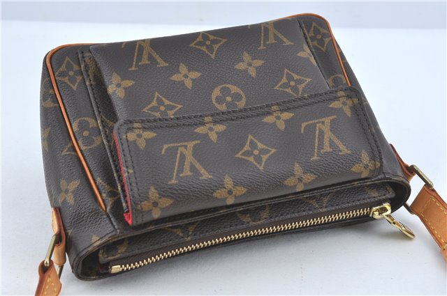 Authentic Louis Vuitton Monogram Viva Cite PM Shoulder Cross Bag M51165 LV J1500