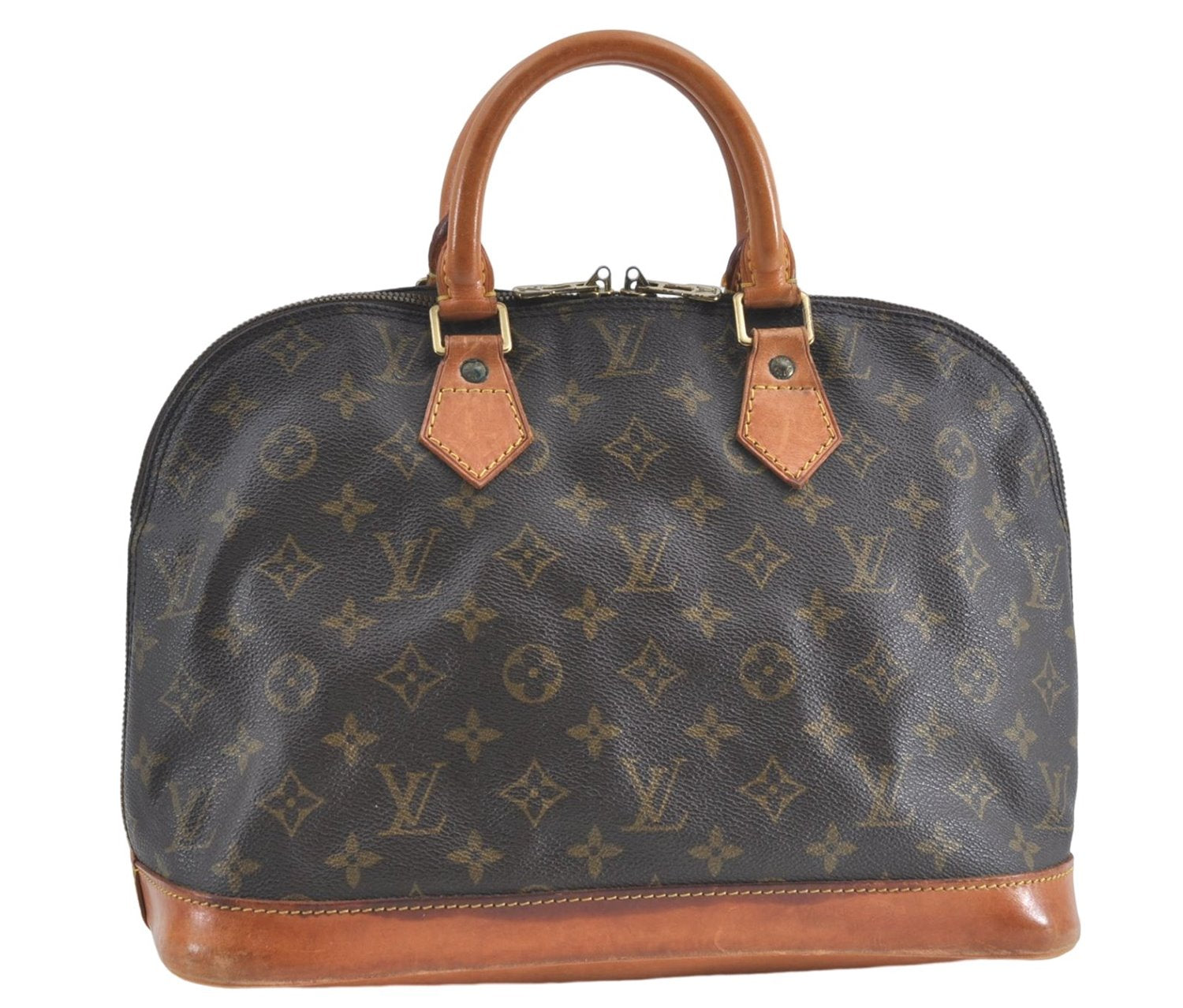 Authentic Louis Vuitton Monogram Alma Hand Bag Purse M51130 LV J1508