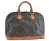 Authentic Louis Vuitton Monogram Alma Hand Bag Purse M51130 LV J1508