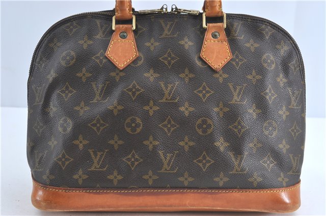 Authentic Louis Vuitton Monogram Alma Hand Bag Purse M51130 LV J1508
