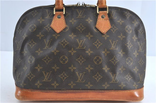 Authentic Louis Vuitton Monogram Alma Hand Bag Purse M51130 LV J1508