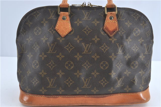 Authentic Louis Vuitton Monogram Alma Hand Bag Purse M51130 LV J1508