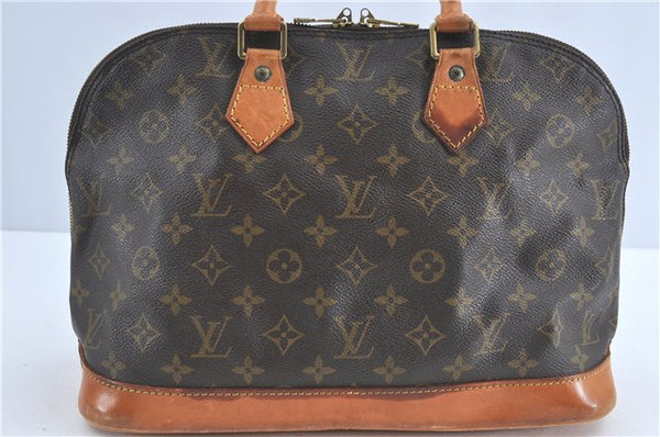 Authentic Louis Vuitton Monogram Alma Hand Bag Purse M51130 LV J1508