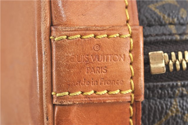 Authentic Louis Vuitton Monogram Alma Hand Bag Purse M51130 LV J1508