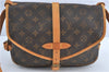 Auth Louis Vuitton Monogram Saumur 30 Shoulder Cross Body Bag M42256 LV J1509