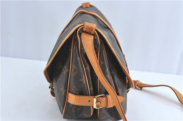 Auth Louis Vuitton Monogram Saumur 30 Shoulder Cross Body Bag M42256 LV J1509