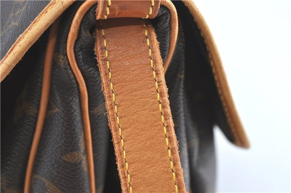 Auth Louis Vuitton Monogram Saumur 30 Shoulder Cross Body Bag M42256 LV J1509