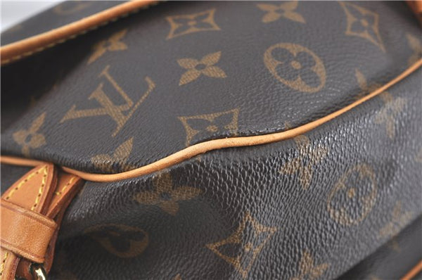Auth Louis Vuitton Monogram Saumur 30 Shoulder Cross Body Bag M42256 LV J1509