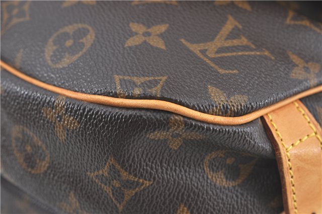 Auth Louis Vuitton Monogram Saumur 30 Shoulder Cross Body Bag M42256 LV J1509