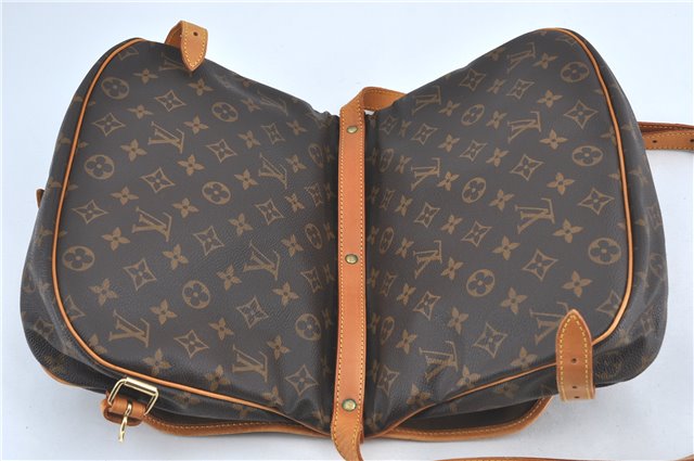 Auth Louis Vuitton Monogram Saumur 30 Shoulder Cross Body Bag M42256 LV J1509