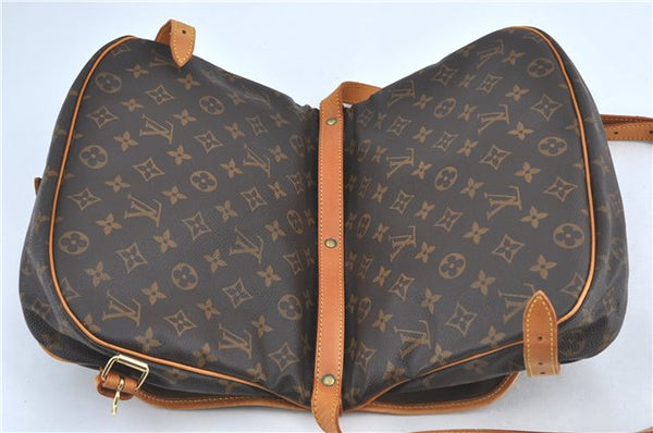 Auth Louis Vuitton Monogram Saumur 30 Shoulder Cross Body Bag M42256 LV J1509