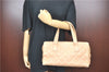 Authentic CHANEL Wild Stitch Matelasse Calf Skin Shoulder Hand Bag Beige J1511