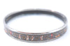 Authentic HERMES Email PM Bangle Animal Motif Silver Gray Box J1518