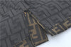 Authentic FENDI Zucca Skirt Cotton USA 4 26 inch Brown Balck J1523